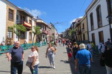 Telde, en la Romería del Pino/TA, Antonio Alí y Francisco Javier Santana.