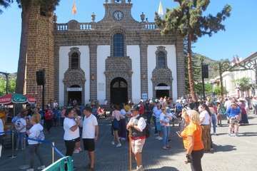Telde, en la Romería del Pino/TA, Antonio Alí y Francisco Javier Santana.