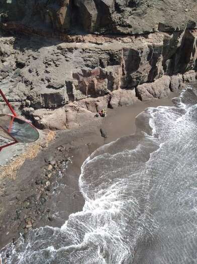 Imagen del rescate/112 del Gobierno de Canarias.