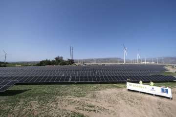  Gran Canaria alberga el mayor complejo de generación de energías renovables del Archipiélago/TA.