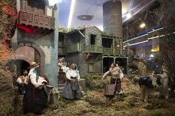 El Cabildo de Gran Canaria inaugura el tradicional belén y las luces de Navidad/TA.