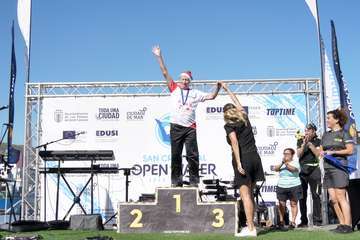 Telde, en la travesía a nado La Laja-San Cristóbal/Acfi Press.