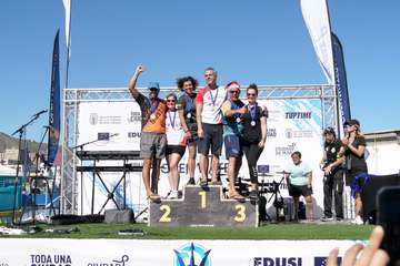 Telde, en la travesía a nado La Laja-San Cristóbal/Acfi Press.