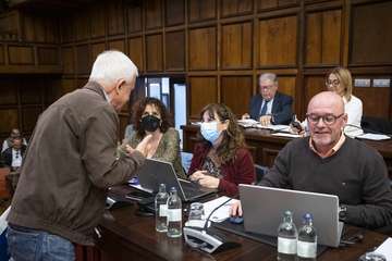 Pleno del Cabildo de Gran Canaria en el que se aprobó el Plan Insular de Ordenación de la isla/TA.