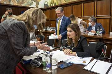 Pleno del Cabildo de Gran Canaria en el que se aprobó el Plan Insular de Ordenación de la isla/TA.
