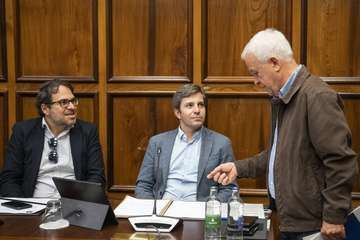 Pleno del Cabildo de Gran Canaria en el que se aprobó el Plan Insular de Ordenación de la isla/TA.