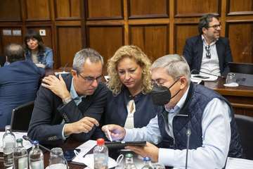 Pleno del Cabildo de Gran Canaria en el que se aprobó el Plan Insular de Ordenación de la isla/TA.