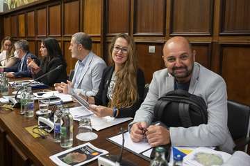 Pleno del Cabildo de Gran Canaria en el que se aprobó el Plan Insular de Ordenación de la isla/TA.