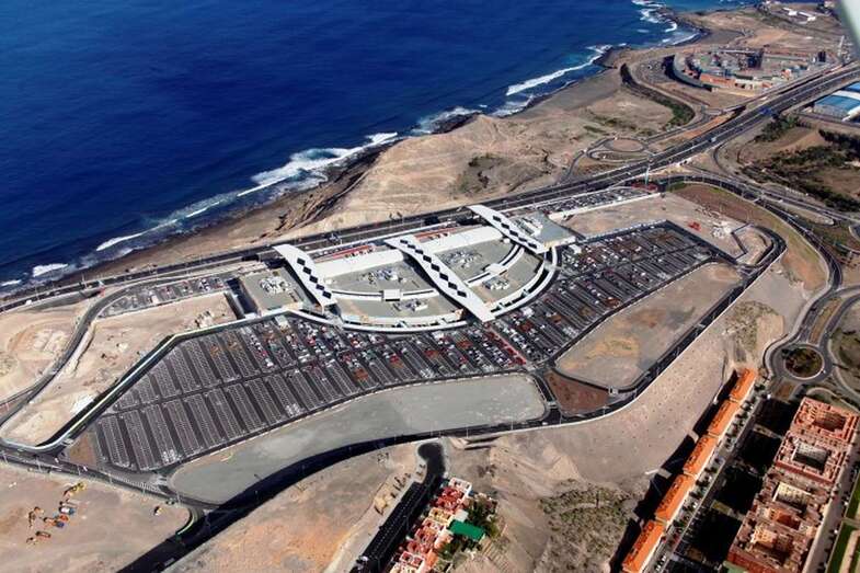 Vista aérea del Mirador del Valle de Jinámar/Multimedia.
