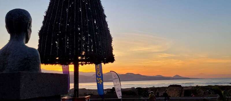 Imagen del atardecer del pasado 6 de enero en Las Canteras / Jesús Ruiz