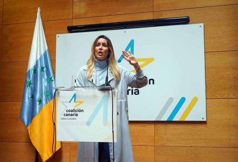 María Fernández durante la comparecencia informativa de este viernes/Acfi Press.