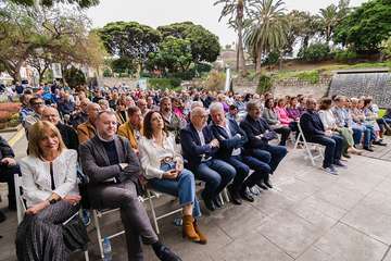 Telde arropa a Quevedo (NC) en la presentación de su candidatura a la Alcaldía capitalina/TA y Acfi Press.