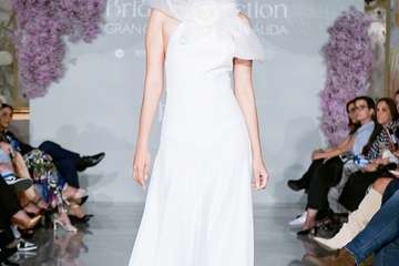  Los nuevos talentos inauguran la pasarela Bridal y Pedro Palmas pone el cierre a la jornada con la colección â€˜Neigeâ€™ inspirada en la nieve/TA.