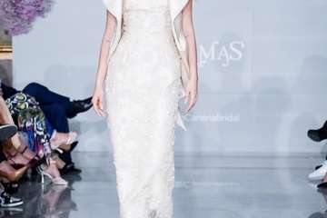  Los nuevos talentos inauguran la pasarela Bridal y Pedro Palmas pone el cierre a la jornada con la colección â€˜Neigeâ€™ inspirada en la nieve/TA.