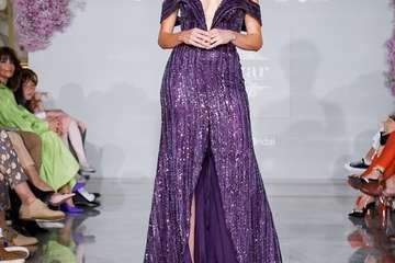  Los nuevos talentos inauguran la pasarela Bridal y Pedro Palmas pone el cierre a la jornada con la colección â€˜Neigeâ€™ inspirada en la nieve/TA.