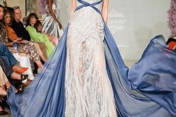  Los nuevos talentos inauguran la pasarela Bridal y Pedro Palmas pone el cierre a la jornada con la colección â€˜Neigeâ€™ inspirada en la nieve/TA.