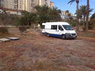 Momento de la intervención de los operarios (Foto TA)