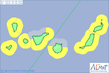 Avisos en vigor para este martes (Foto C7)