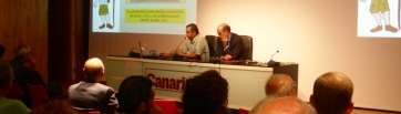 Momento de la presentación del proyecto en la sede de C7 en la capital grancanaria (Foto TA)