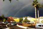 Arco iris en el cielo de Telde (Foto TA)