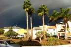 Arco iris en el cielo de Telde (Foto TA)