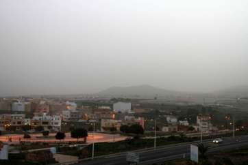 Sector urbano del casco de Telde, esta tarde (Foto Jesús Ruiz Mesa)