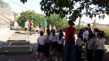 Imagen de archivo de una visita escolar a la Casa Verde (Foto TA)