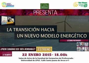 Cartel de la presentación (Foto TA)