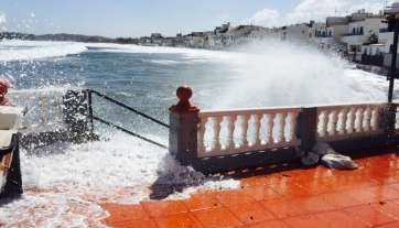 El temporal hace estragos en Ojos de Garza (Foto TA)