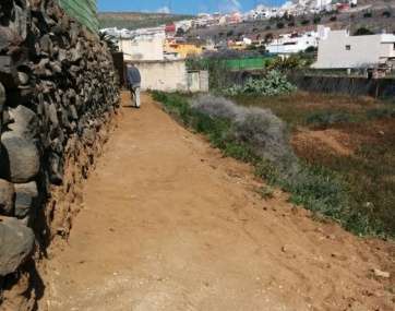 Camino rural adecentado (Foto TA)