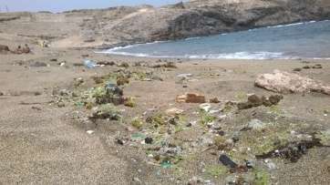 Imagen actual de la playa de Aguadulce, objeto de la denuncia vecinal (Foto TA)