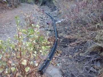 Imagen de archivo de entubado en Cernícalos (Foto TA)