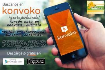 Móvil mostrando la nueva aplicación de Turcón (Foto TA)