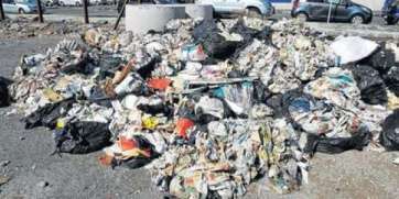 Basura acumulada en el vertedero incontrolado (Foto Arcadio Suárez-c/)