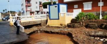 El barranquillo de Salinetas ocasionó muchos destrozos (Foto TA)