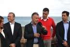 Pedro Sánchez y Fernando Clavijo en La Garita-Telde (Foto TA)