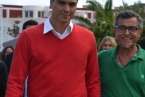 Pedro Sánchez y Fernando Clavijo en La Garita-Telde (Foto TA)