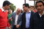 Pedro Sánchez y Fernando Clavijo en La Garita-Telde (Foto TA)