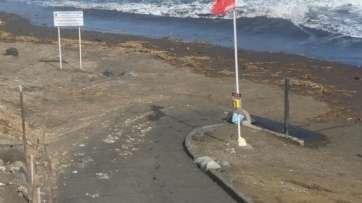 Montículos sobre la arena (Foto TA)