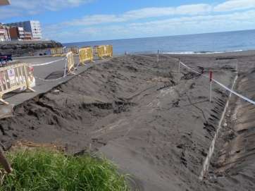 Imagen captada en La Garita esta misma mañana (Foto TA)