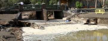 Destrozos del temporal en Hoya del Pozo (Foto Jesús Ruiz Mesa)