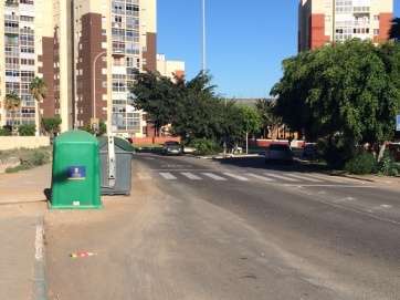 Zona del Valle de Jinámar que lleva dos meses con barro (Foto TA)