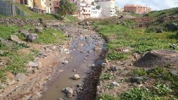 Imagen del vertido registrado en la zona (Foto TA)