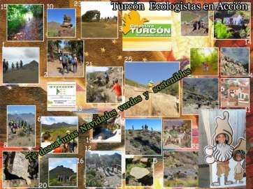 Collage de fotos de las actividades de senderismo (Foto TA)