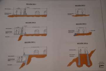 Boceto del carril bici (Foto TA)