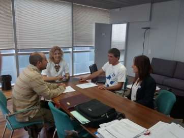 Un momento de la reunión (Foto TA)