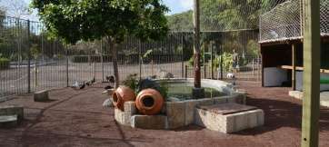 Nuevas instalaciones para aves en el parque de San Juan (Foto TA)