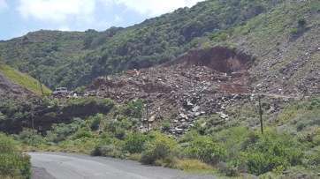 Movimiento de tierra denunciado por Turcón (Foto TA)