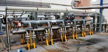 Interior de la depuradora de Jinámar (Foto TA)