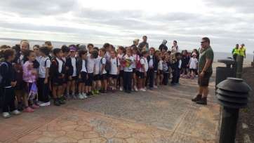Los pequeños del Liceo Francés disfrutaron de una jornada interpretativa en la costa de La Garita (Foto TA)
